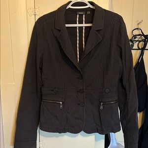Mexx Charcoal Pinstripe Jacket